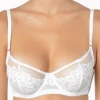 Bridal & Honeymoon Lingerie | Plunge Bras>Huit Adele Balconette Bra White