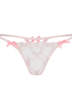 Thongs & G-strings>Agent Provocateur Adelie Thong, Size 4 (UK 12) Pink