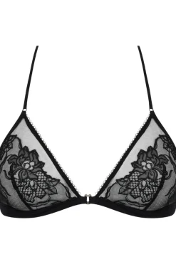 Sexy Lingerie | Luxury French Lingerie>Lise Charmel Adorable En Sexy Black Front Fastening Triangle Bra