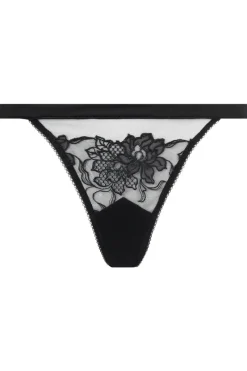 Sexy Lingerie | Luxury French Lingerie>Lise Charmel Adorable En Sexy Black Mini Thong