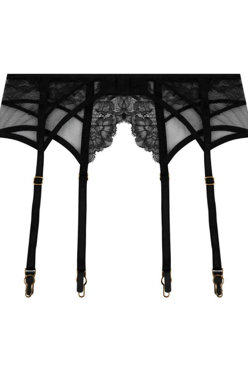 Sexy Lingerie | Luxury French Lingerie>Lise Charmel Adorable En Sexy Suspender Belt Black