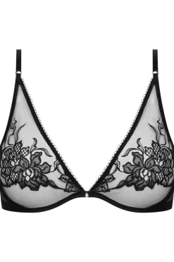 Sexy Lingerie | Luxury French Lingerie>Lise Charmel Adorable En Sexy Black Underwired Triangle Bra