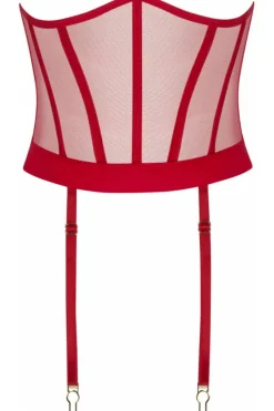 Red Lingerie | Sexy Lingerie>Lise Charmel Adorable En Sexy Red Waspie