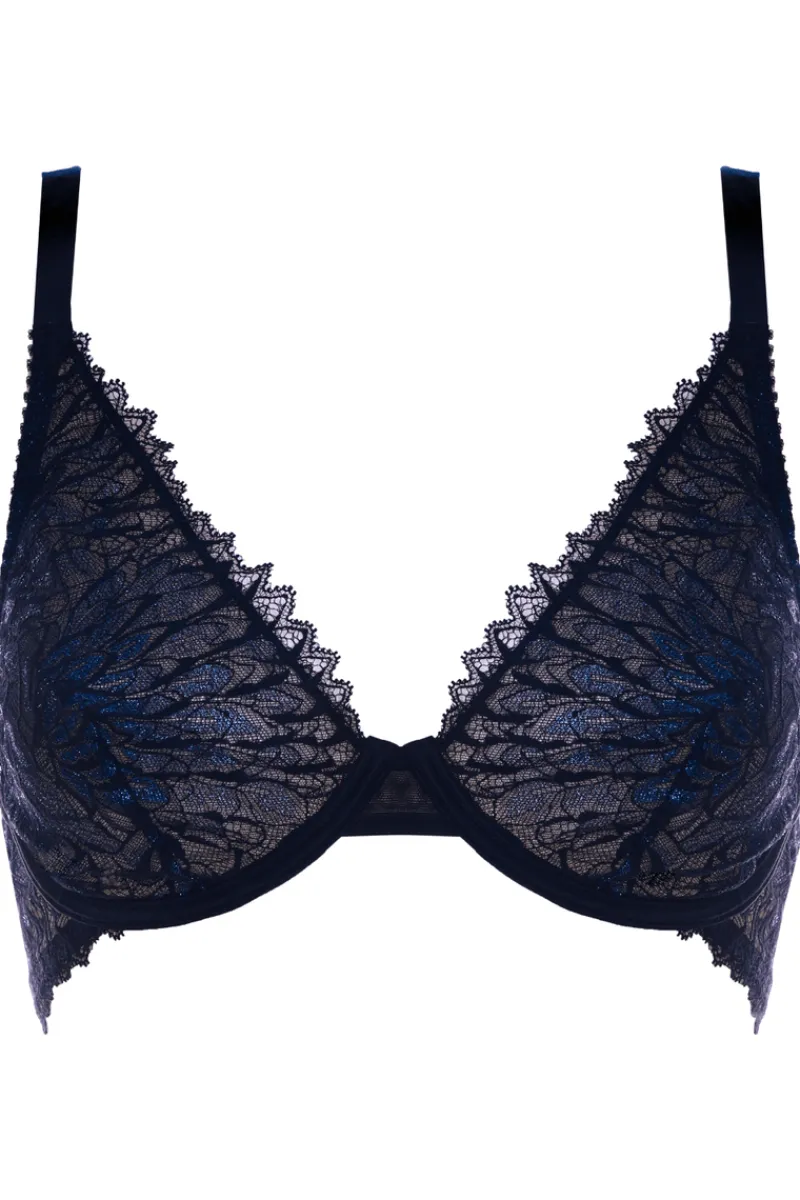 Triangle Bras | Plunge Bras>Prelude All About Eve Underwired Triangle Bra Black