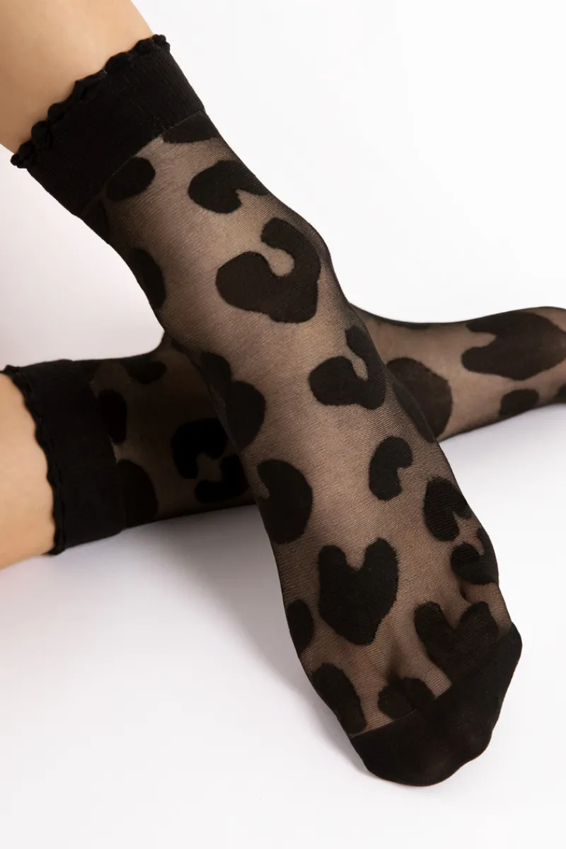 £30 And Under | Sheer Lingerie>FiORE Alpine Socks 20 Denier Black