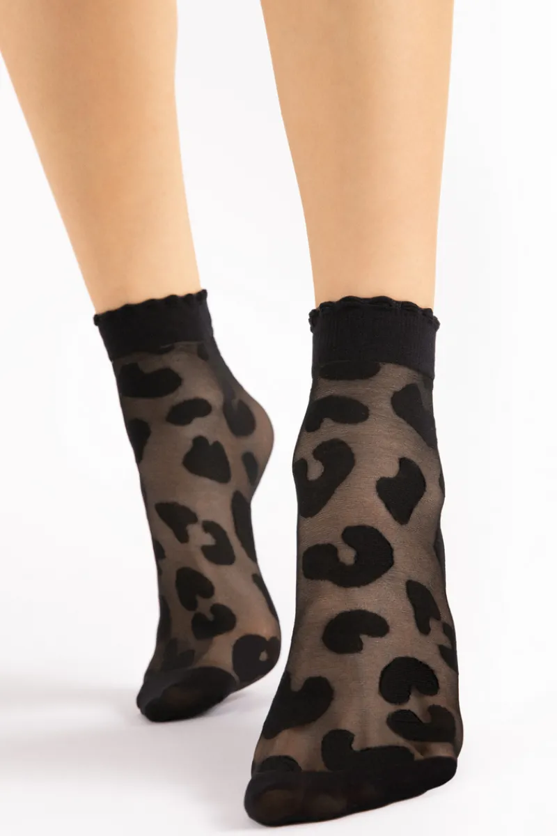 £30 And Under | Sheer Lingerie>FiORE Alpine Socks 20 Denier Black