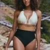 Swimsuits | Sexy Lingerie>Marjolaine Ambre Halterneck Swimsuit AmbreCoffee/Black