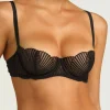 Balconette Bras & Demi Bras | Underwired Bras>Coco de Mer Athena Balcony Bra Black