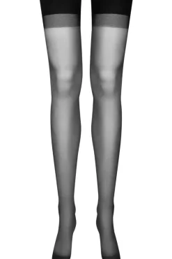 Seamed Stockings | Sheer Stockings>Maison Close Back Seamed Stockings 20 Denier Black