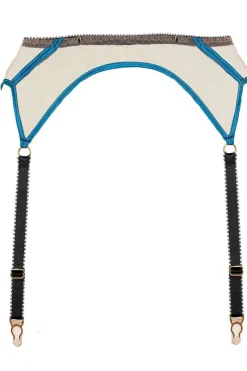Sheer Lingerie | Suspender Belts>Edge o' Beyond Barbie Suspender in Peacock