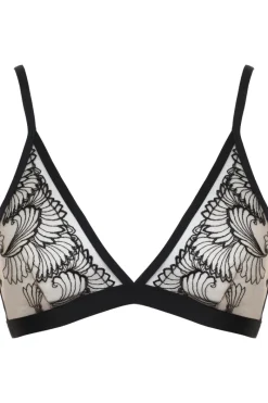 Sheer Lingerie | Wireless Bras>Jolidon Basic Instinct Triangle Bra Black