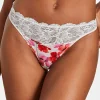 £30 And Under | Bridal & Honeymoon Lingerie>Aubade Beauty Celebration Tanga, Size L (UK 14) Poppy