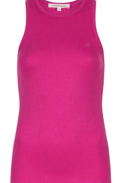 Pyjama Tops | £30 And Under>Love Stories Bella Ribbed Tank Top Pink