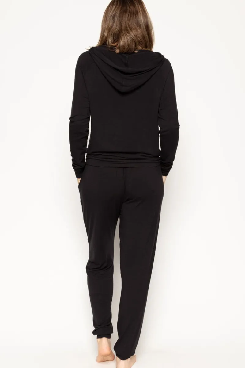 Pyjama Pants & Shorts | £30 And Under>Cyberjammies Beth Black Jersey Pants, Size UK 8