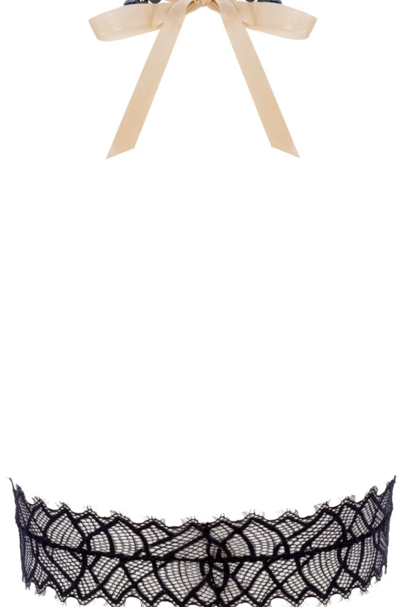 Sexy Lingerie | Halterneck Bras>Bracli Bettie Page Halter Bra Black