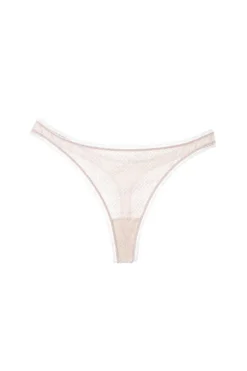 £30 And Under | Bridal & Honeymoon Lingerie>Else Betty Thong Marshmallow/Ivory