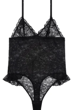 Bodysuits & Playsuits>Love Stories Bibi Stretch Lace Thong Bodysuit Black