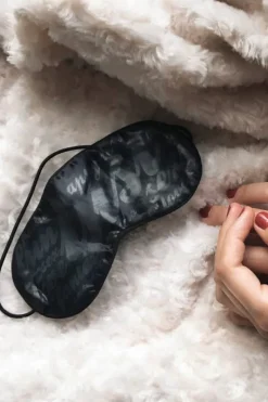Masks & Blindfolds | Pleasure>Bijoux Indiscrets Blind Passion Mask Black