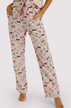 Pyjama Pants & Shorts | £30 And Under>Playful Promises Bodil Jane Girls Best Friend Pyjama Pants, Size UK 12 GirlsBestFriend
