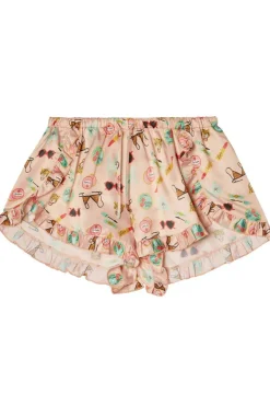 Pyjama Pants & Shorts | £30 And Under>Playful Promises Bodil Jane Girls Best Friend Pyjama Shorts, Size UK 12 GirlsBestFriend