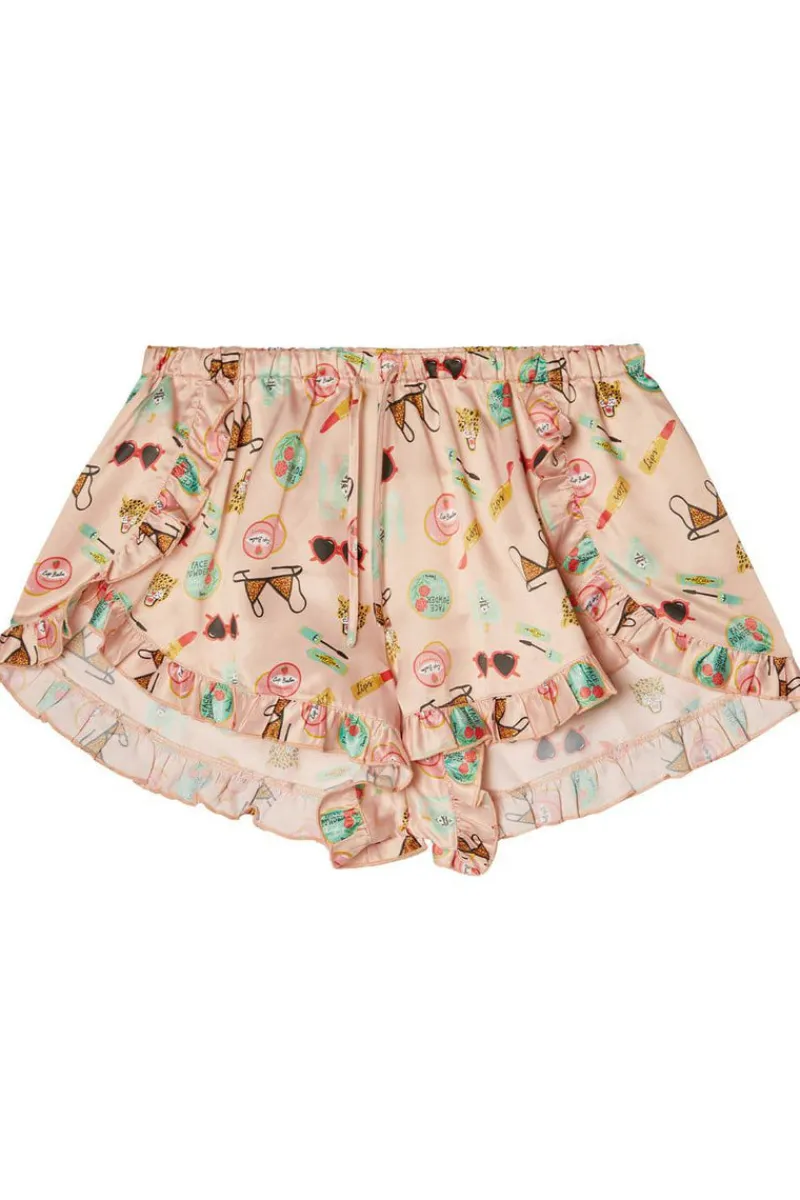 Pyjama Pants & Shorts | £30 And Under>Playful Promises Bodil Jane Girls Best Friend Pyjama Shorts, Size UK 12 GirlsBestFriend
