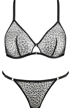 2 Piece Lingerie Sets | Lingerie Sets>Aubade Boîte à Désir Cloud Nine Lace Bralet & Thong Black