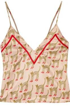 Pyjama Tops | £30 And Under>Playful Promises Bouffants Cheetah Camisole, Size UK 12 BouffantsCheetah