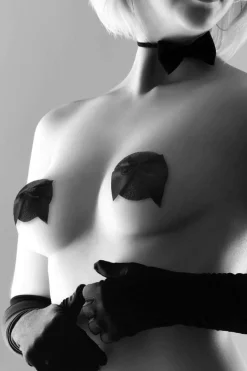 Nipple Covers & Pasties | Pleasure>Bijoux Indiscrets Bow Nipple Covers Black