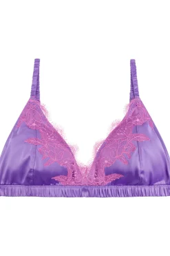Wireless Bras | Triangle Bras>Love Stories Bowie Padded Bralette Purple