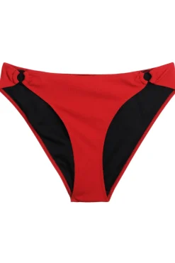 Red Lingerie | £30 And Under>Icone Swim Cannolo Bikini Bottom, Size S (UK 8) Red