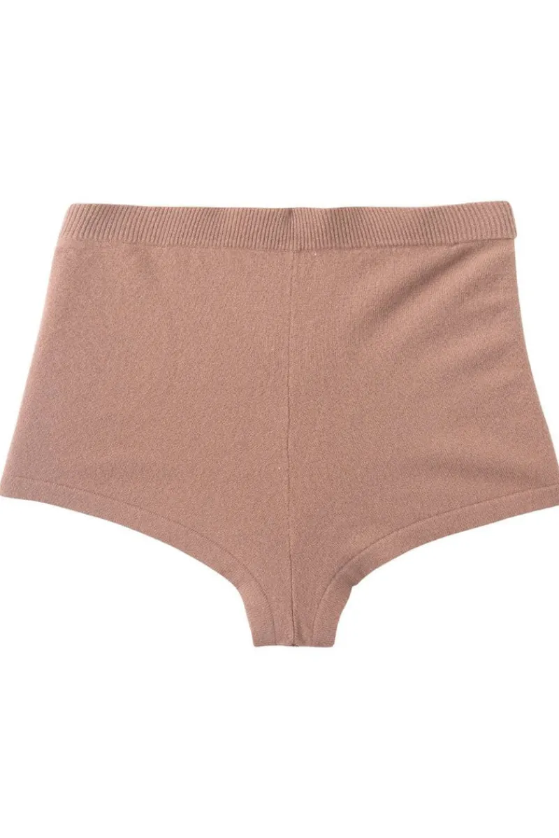 Ready To Wear>Else Cashmere Shorts Mauve