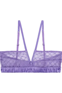 Wireless Bras>Love Stories Celeste Unpadded Bralette Purple