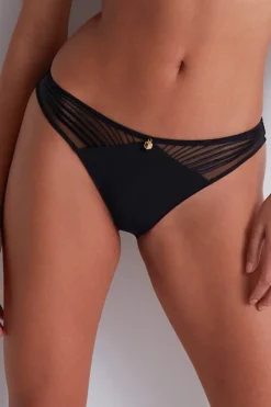Sexy Lingerie | Luxury French Lingerie>Aubade Cindy Bruna x Sumptuous Waves Italian Brief Black