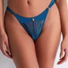 Sexy Lingerie | Luxury French Lingerie>Aubade Cindy Bruna x Sumptuous Waves Tanga Blue