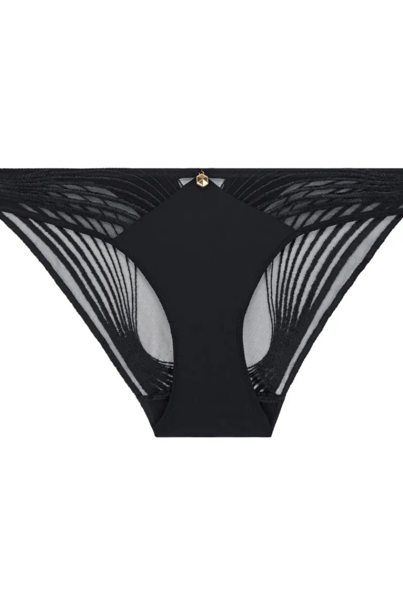 Sexy Lingerie | Luxury French Lingerie>Aubade Cindy Bruna x Sumptuous Waves Italian Brief Black