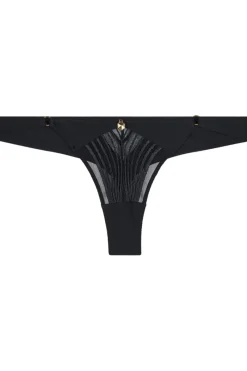 Sexy Lingerie | Luxury French Lingerie>Aubade Cindy Bruna x Sumptuous Waves Tanga Black