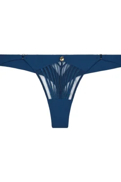 Sexy Lingerie | Luxury French Lingerie>Aubade Cindy Bruna x Sumptuous Waves Tanga Blue