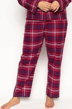 Pyjama Pants & Shorts | £30 And Under>Cyberjammies Clarissa Check Pyjama Pants, Size UK 8 Multi