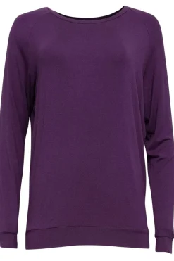 £30 And Under>Cyberjammies Clarissa Long Sleeve Slouch Jersey Top Purple