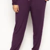 Pyjama Pants & Shorts | £30 And Under>Cyberjammies Clarissa Purple Jersey Pants, Size UK 10