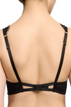 Plunge Bras | Underwired Bras>Dita Von Teese Claudette Plunge Underwired Bra Black