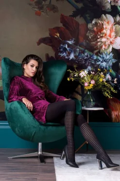 Black Tights | Patterned Tights>Gabriella Cloe Tights Black