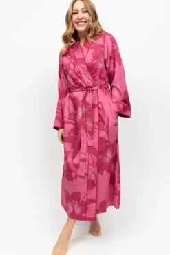 Kimonos & Robes | Mother's Day>Fable u0026 Eve Covent Garden Floral Print Dressing Gown CoventGardenFloralPrint