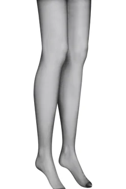 Seamed Stockings | Sheer Stockings>Maison Close Cut & Curled Cross Detail Back Seam Stockings 20 Denier Black