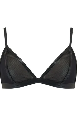 £30 And Under | Triangle Bras>Inamorata London Dahlia Sheer Bralette Black