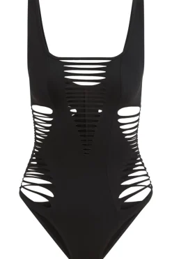 Swimsuits>Agent Provocateur Dakotta Swimsuit, Size 5 (UK 14) Black