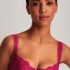 Sexy Lingerie | Luxury French Lingerie>Aubade Danse des Sens Underwired Half Cup Bra PinkPulsion