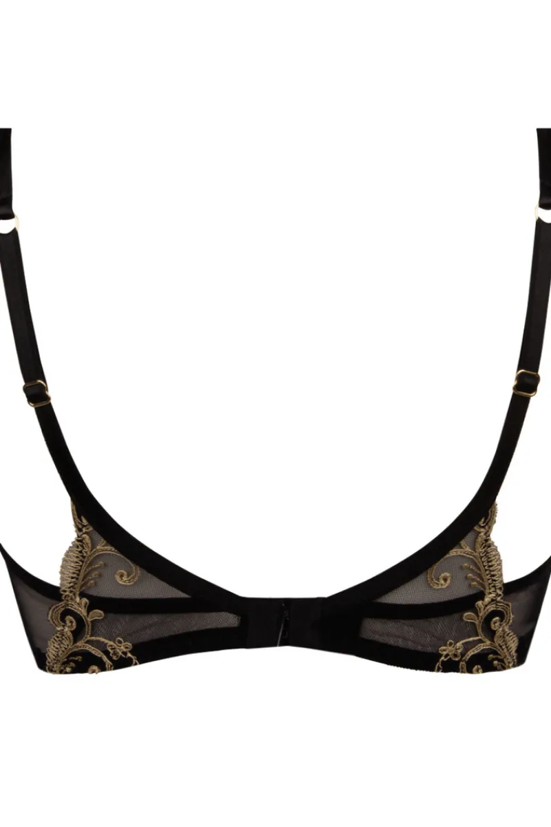 Sexy Lingerie | Luxury French Lingerie>Lise Charmel Deesse En Glam Contour Bra Black/Gold