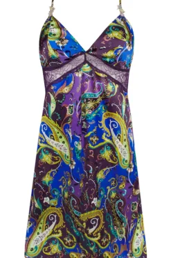 Silk Nightwear | Nighties, Babydolls & Chemises>Lise Charmel Dentelle Cashmer Silk Nightie EmauxCashmer