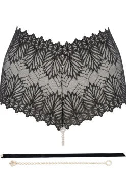 Sexy Lingerie | High Waist Thongs And Knickers>Bracli Destinos Panty Black